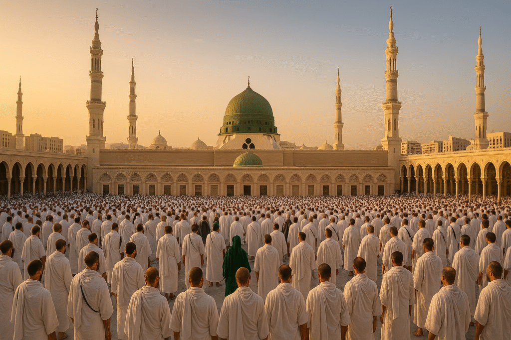 Group Umrah departure from Delhi airport – Budget Umrah package 2025