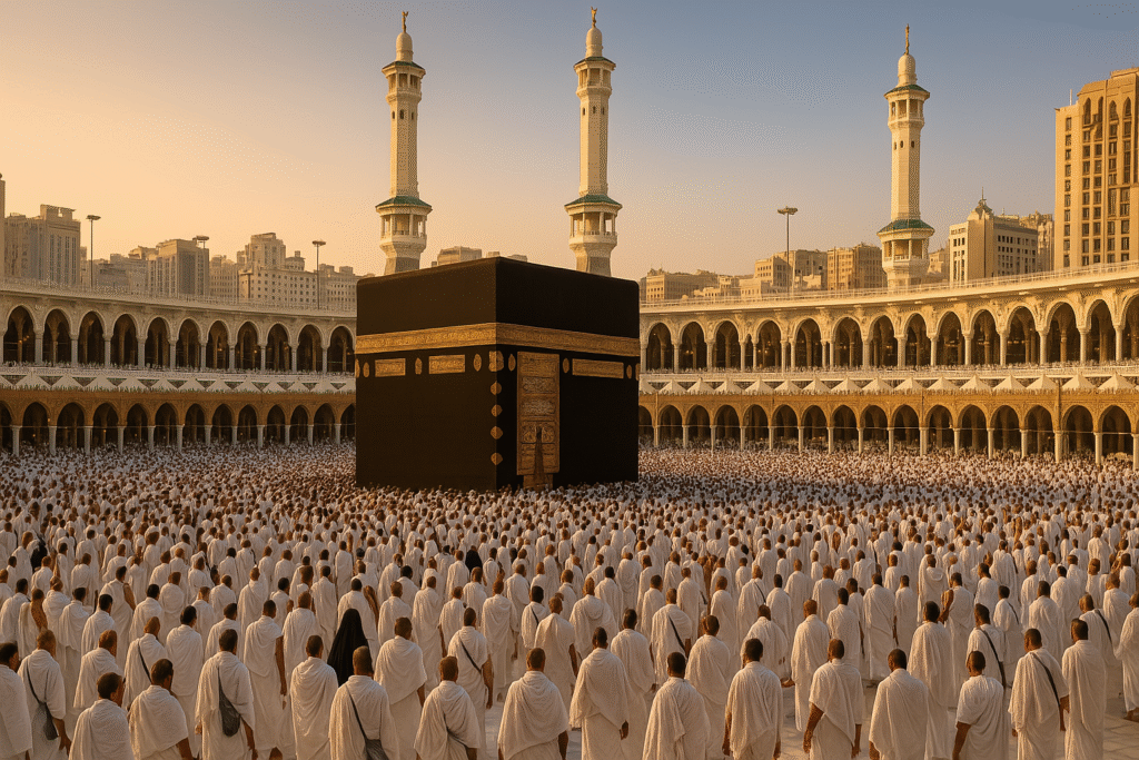 Group Umrah departure from Delhi airport – Budget Umrah package 2025